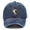 Eagle Claw Ripping Denim Baseball Cap Vintage Distressed Adult Casual Outdoor Adjustable
