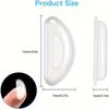 Anti-Rutsch Brillen Nasenpads Silikon Unsichtbare Brillen Luftpolster Nasenpads Transparent Weich Selbstklebend Nasenhalter
