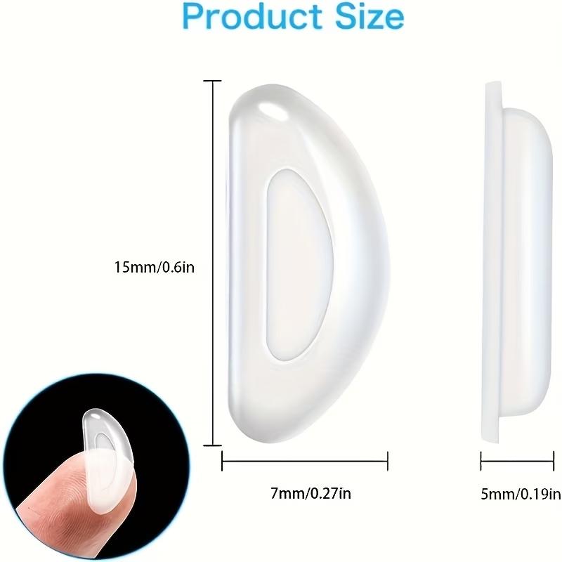 Anti-Rutsch Brillen Nasenpads Silikon Unsichtbare Brillen Luftpolster Nasenpads Transparent Weich Selbstklebend Nasenhalter