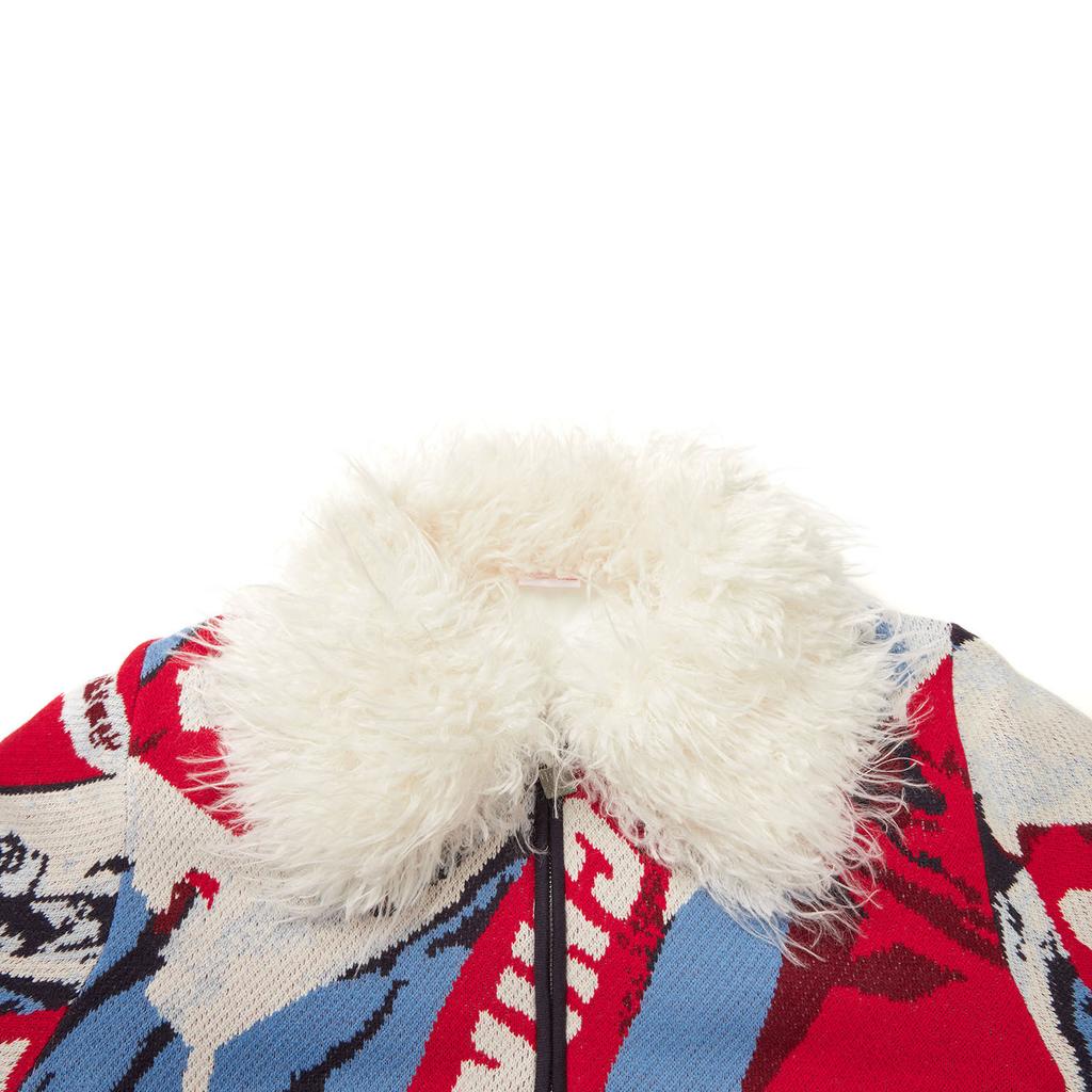 Li Ning Milan Fashion Week Loose Versatile Short Cotton Jacket Women Jackets AJMW122-2