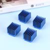 4Pcs 3D Printer Parts Blue Stepper Motor Driver Module Heat Sinks With Glue Cooling Block Heatsink For A4988 Drive