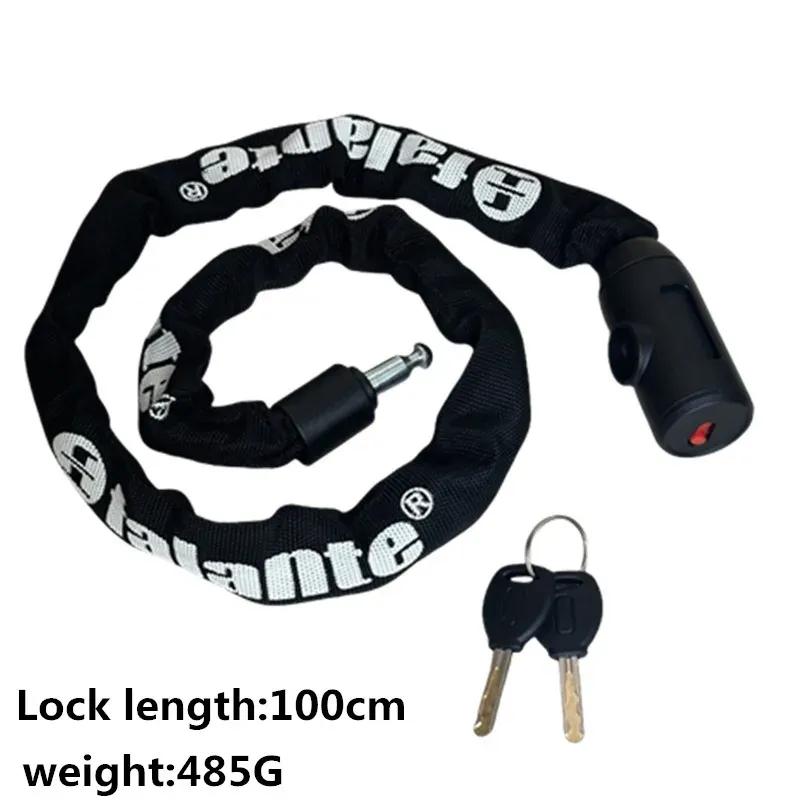RIDERACE High-Security Bike Chain Lock - Durable Anti-Cut Lock for MTB, E-Bikes & Scooters