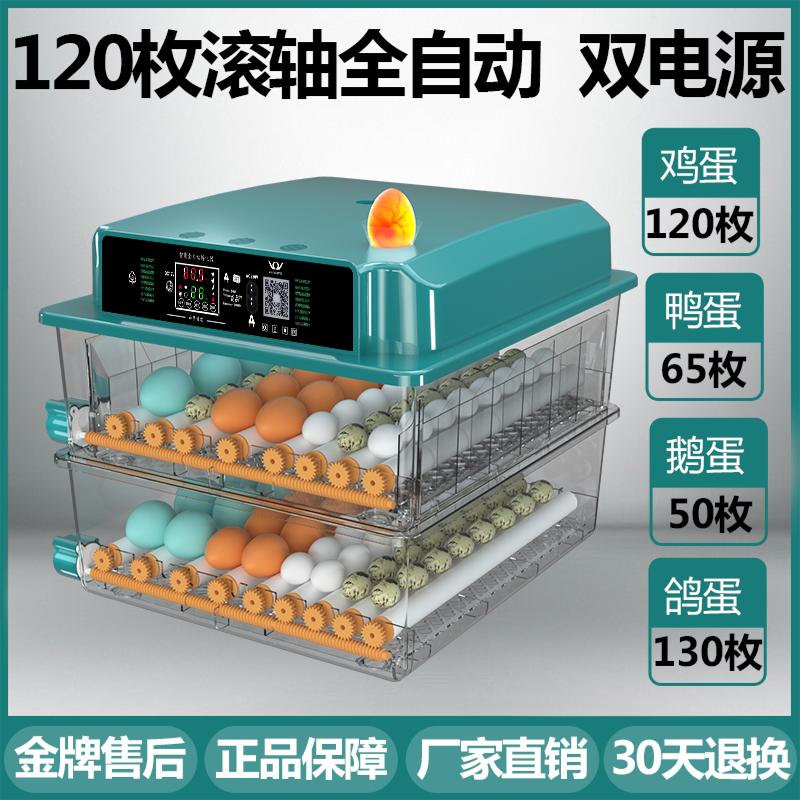 Automatic Smart Egg Incubator Full Digital Control for Chicken/Quail Eggs Compact Startup Incubator Poultry Breeding Equipment