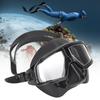 Professional Free Diving Anti Fog Large View Low Volume Dive Mask Goggles for Adults Men Women(black )