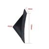 4pcs Universal Car Rear Bumper Lip Diffuser Shark Fins Canards Spoiler Splitter Carbon Black ABS Anti-Collision Accessories