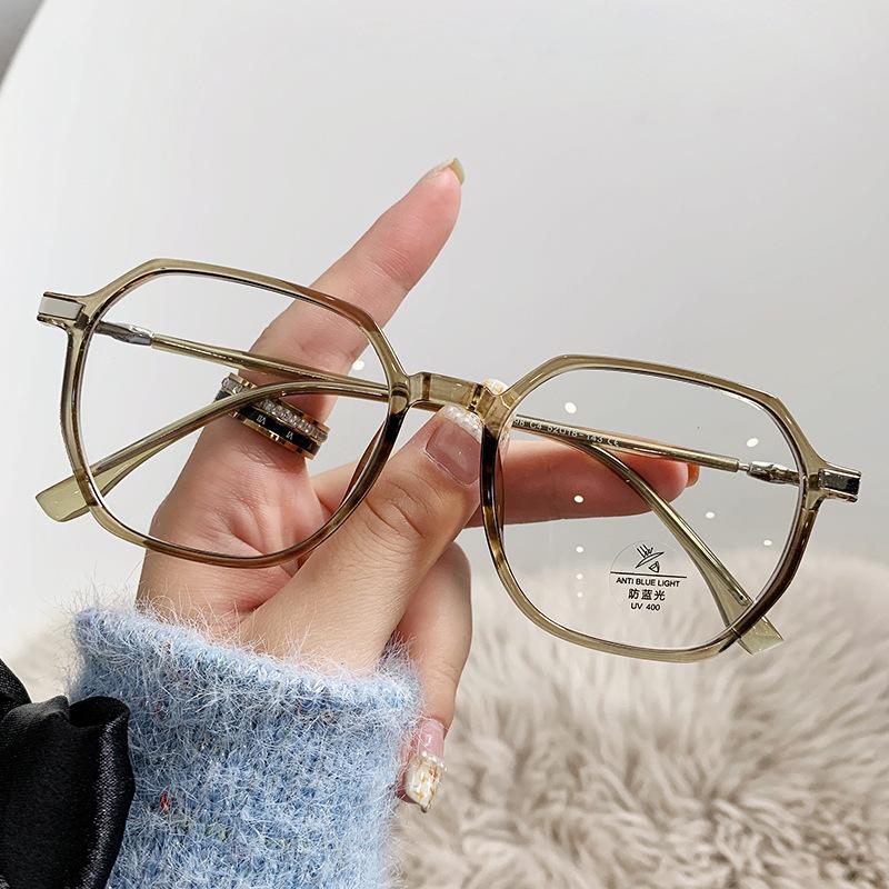 

Trend Tr90 Anti-Blue Light Lightweight Glasses Frame Side Shiny Women S Flat Mirror 3098 оливковое зеленый