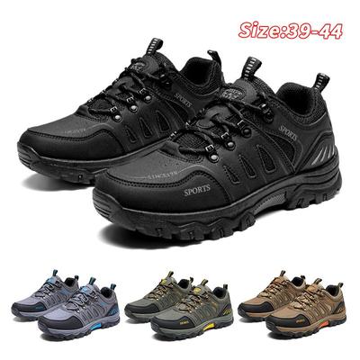 Men Hiking Shoes Outdoor Sports Jogging Trekking Shoes Casual Waterproof Military Training Climbing Sneakers Leather Mountain Hunting Shoes