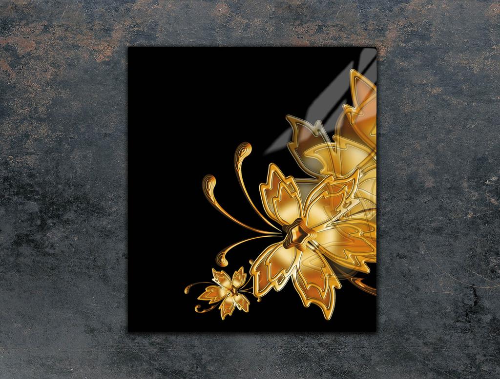GLASSKÄRBRÄDA 45x52 GULD
