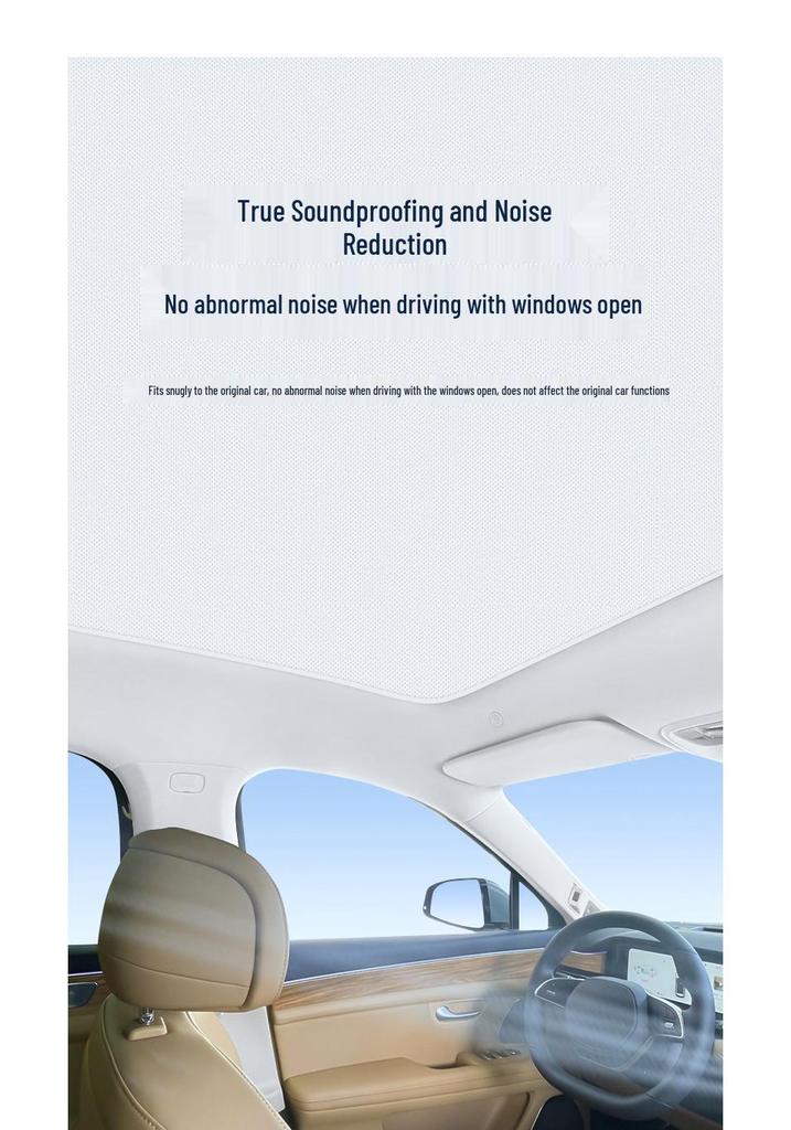 HarmonyOS-Compatible Electrostatic Adsorption Sunshade for Huawei AITO M5/M7/M9 and Luxeed R7 Roof Windows
