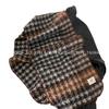 Korean Version of The New Autumn and Winter Contrasting Plaid Scarf for Girls Fashionable and Versatile Thickened and Warm Houndstooth Scarf