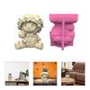Halloween Skull Man Silicone Pot Mold Succulent Flowerpot Clay Cement Plaster Molds DIY Home Garden Flower Pots Mould