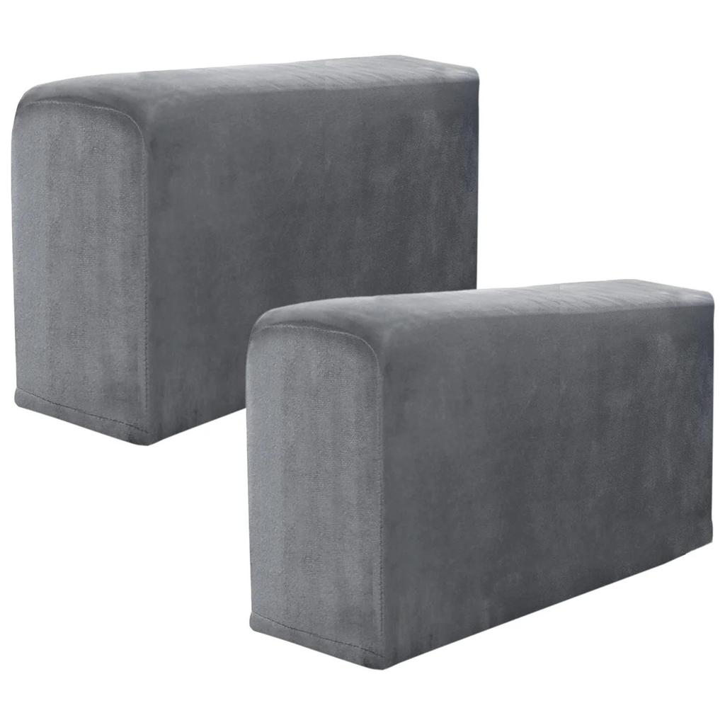 2pcs Armrest Covers Universal Covers Non-Slip Sofa Protector Soft Warm Couch Thickened Furniture for Chair Recliner