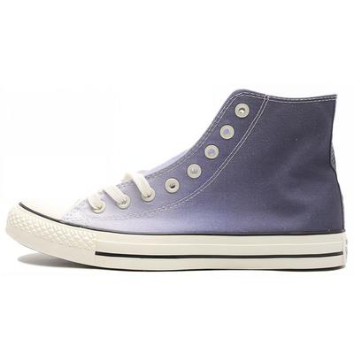 Chuck Taylor All Star Casual Wygodne Wysokie Trampki Płócienne Damskie Sneakersy Gradientowo-Fioletowe 561721C