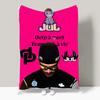 JuL C'est quand qu'il s'eteint Rapper Blanket Design Lightweight  For Dorms, Naps, Living Room, Office,Sofa,All Season
