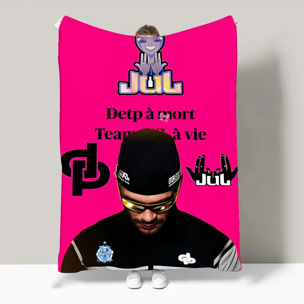JuL C'est quand qu'il s'eteint Rapper Blanket Design Lightweight For Dorms, Naps, Living Room, Office,Sofa,All Season