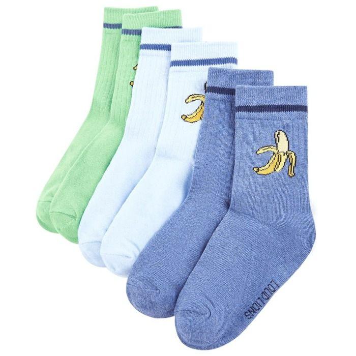 Chaussettes enfant - vidaXL - x5 - Rose pâle - 75% coton - Taille élastique