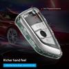 TPU Transparent Car Key Case Cover Holder Shell Fob Remote Key Protector Bag For BMW F20 G20 G30 X1 G05 X6 X7 Car Accessories