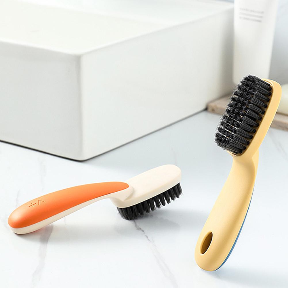 Laundry Stain Wear Resistant Washing Brush Shoe Brush Soft Bristle Cleaning Shoes Scrubber Long Handle Household Cleaning Tool