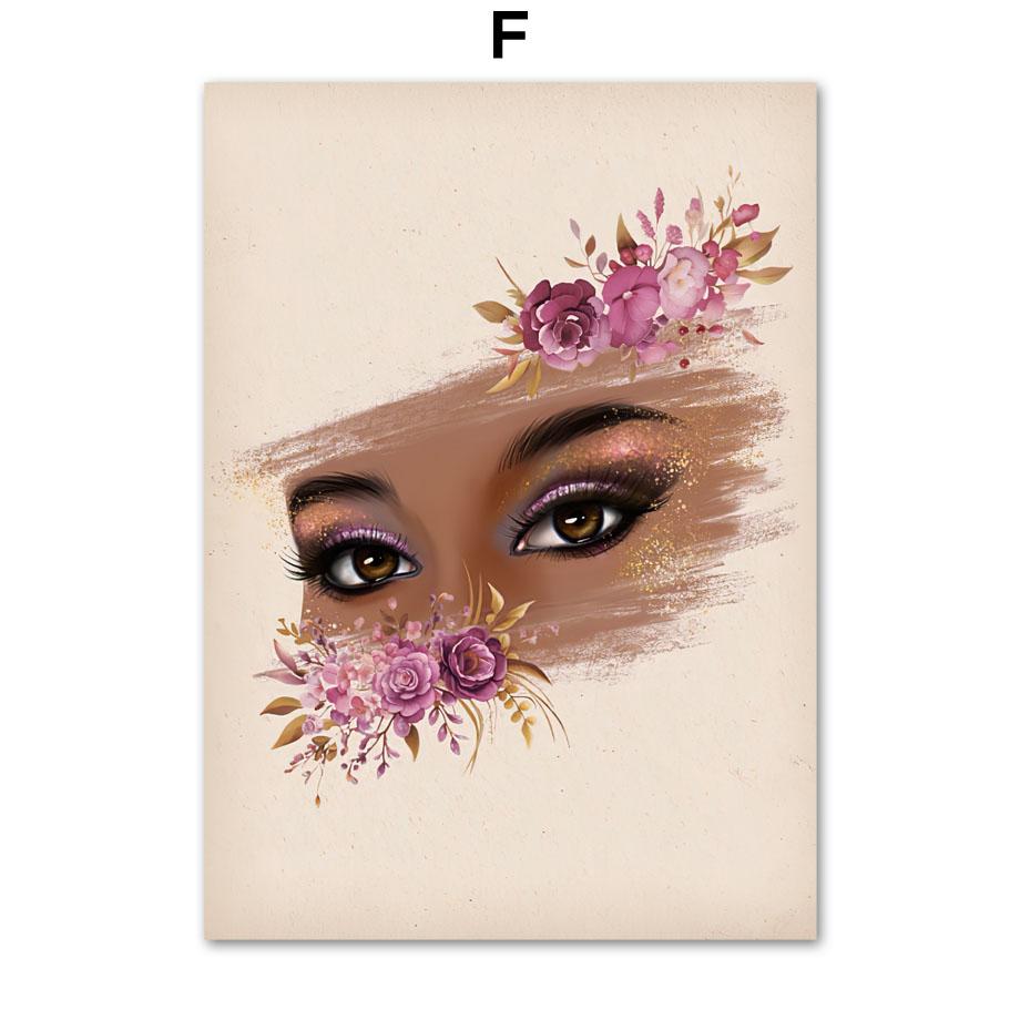Procedure di Bellezza Trucco Occhi Labbra Poster e Stampe Estetica Arte da Parete Vanità Botox Pittura su Tela Decorazione Moderna per Camera alla Moda