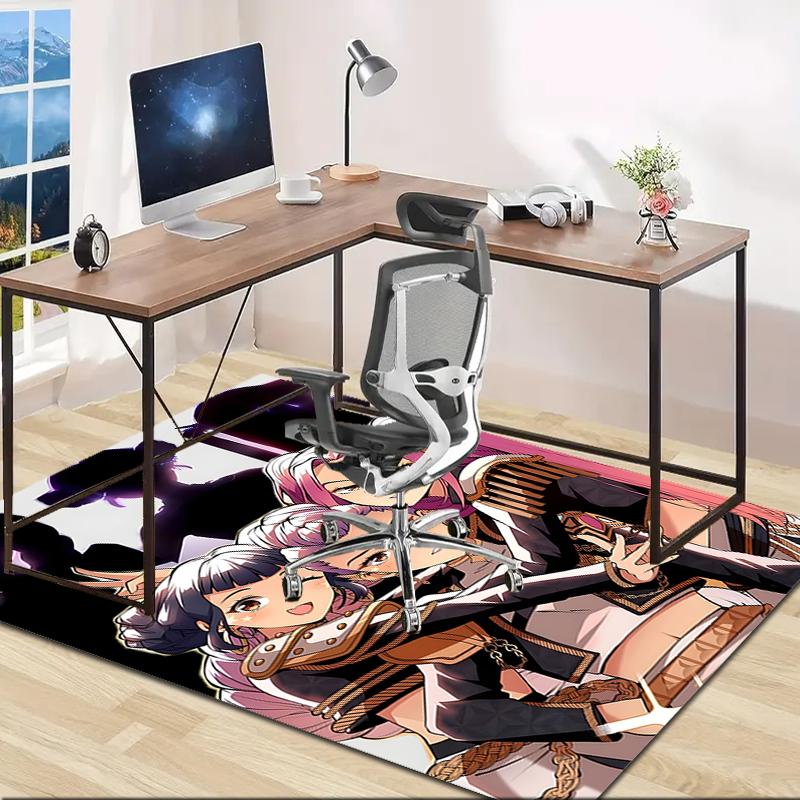 1pc KPop Demon Hunters13 Design Area Rug - Non-Slip, Soft & Cozy Floor Mat for Living Room, Bedroom, Office - Indoor/Outdoor Decorative Carpet