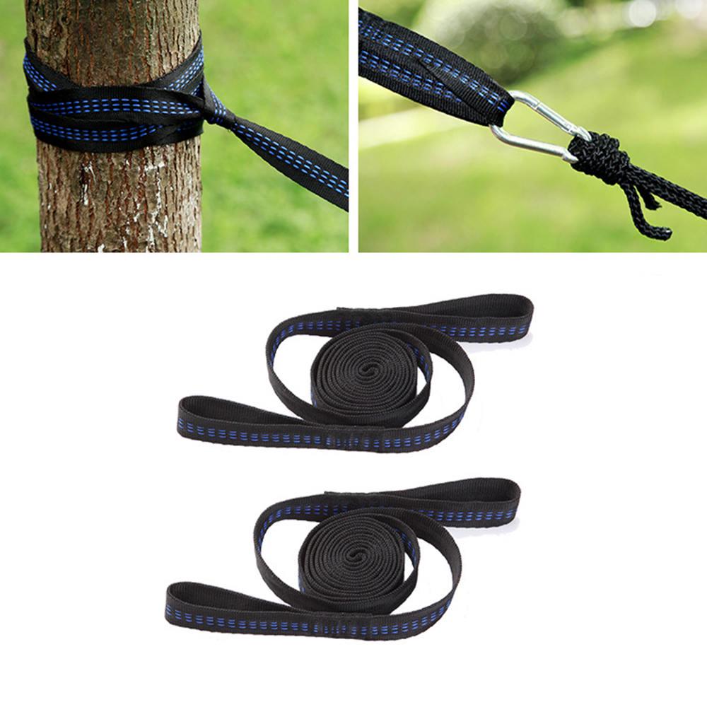2pcs 200cm Adjustable Hammock Rope Tree Strap Hanging Outdoor Camping Toolbuy at a low prices