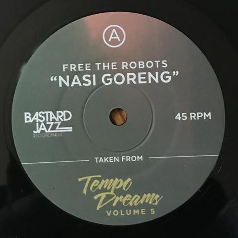 7inch Record FREE THE ROBOTS - Nasi Goreng BJ724 2018 US Dance & Electronica