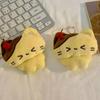 Stuffed Animal Headphones Cat Keychain Backpack Ornaments Cat Plush Doll  School Bags