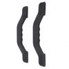 2pcs RV Door Grab Handle Nylon RV Entry Door Assist Handle for RV Step Travel Trailer Toilet 232mm Black