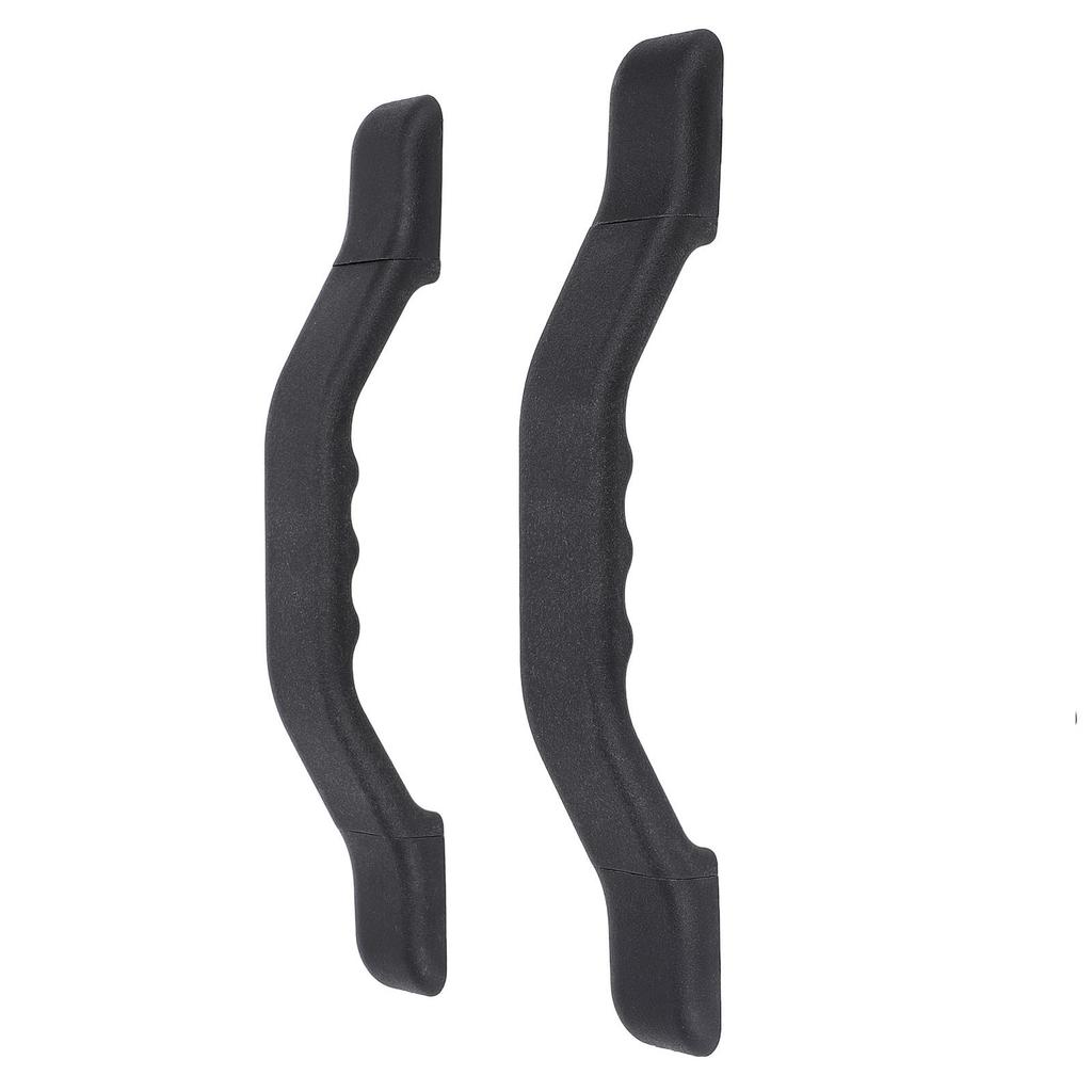 2pcs RV Door Grab Handle Nylon RV Entry Door Assist Handle for RV Step Travel Trailer Toilet 232mm Black