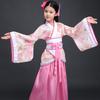 Chinese Style Childrens Hanfu Costume With Taffeta Fabric For Ethnic Dance Performances