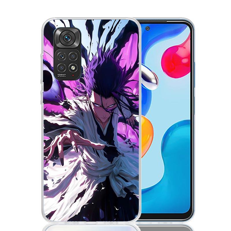 Aizen Sousuke Bleach Phone Case For Xiaomi Redmi Note 15 14 13 12S 12 Pro Plus 11S 11E 11 11T 10S 10 Art Soft Pattern Cover Redm