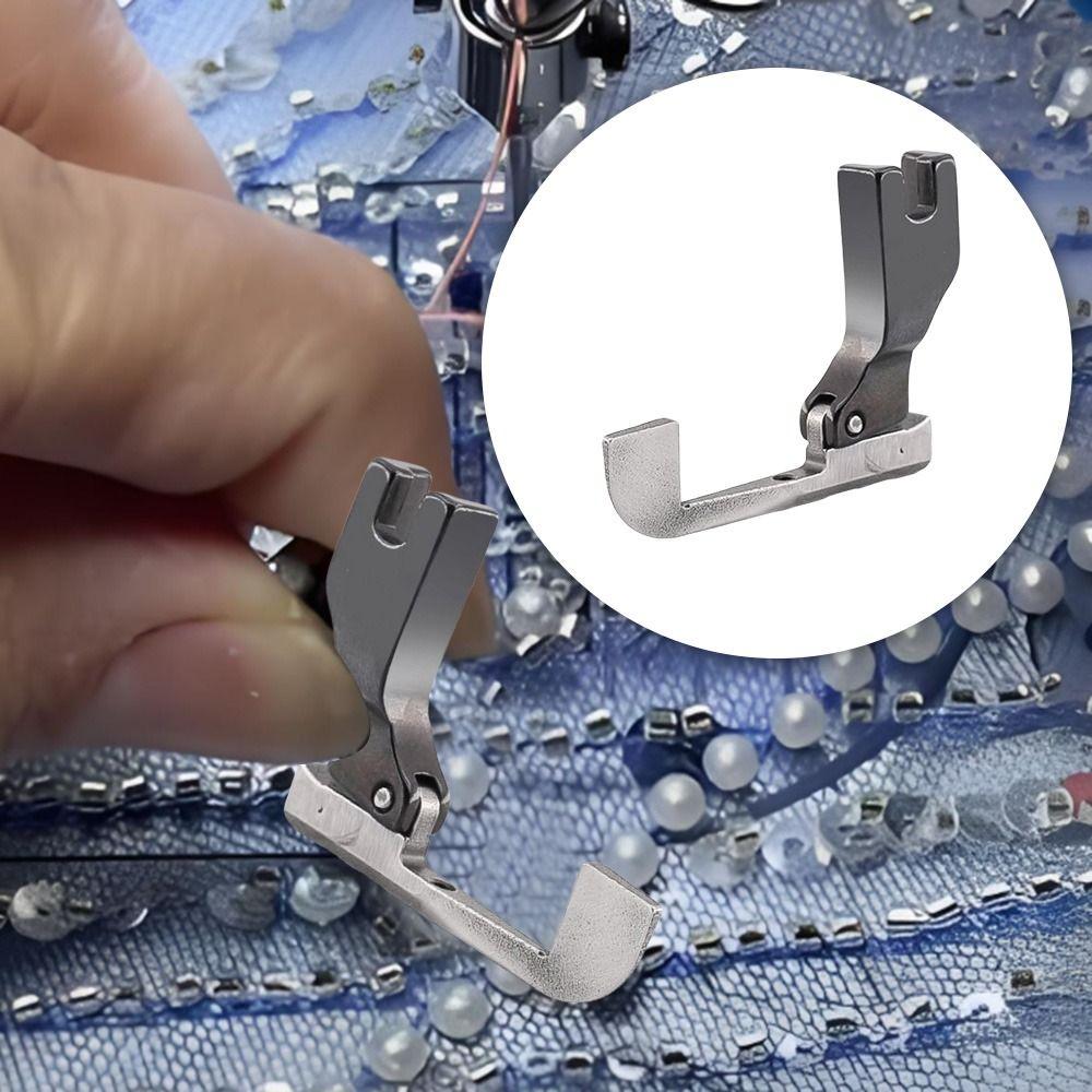 Steel Sewing Presser Foot Bead-free Fabric Presser Foot  for Sewing Machine Accessories