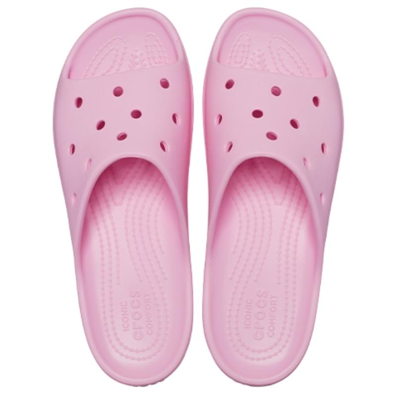 Crocs Klassische Clogs Plateau-Sandalen 'Pink' Damen