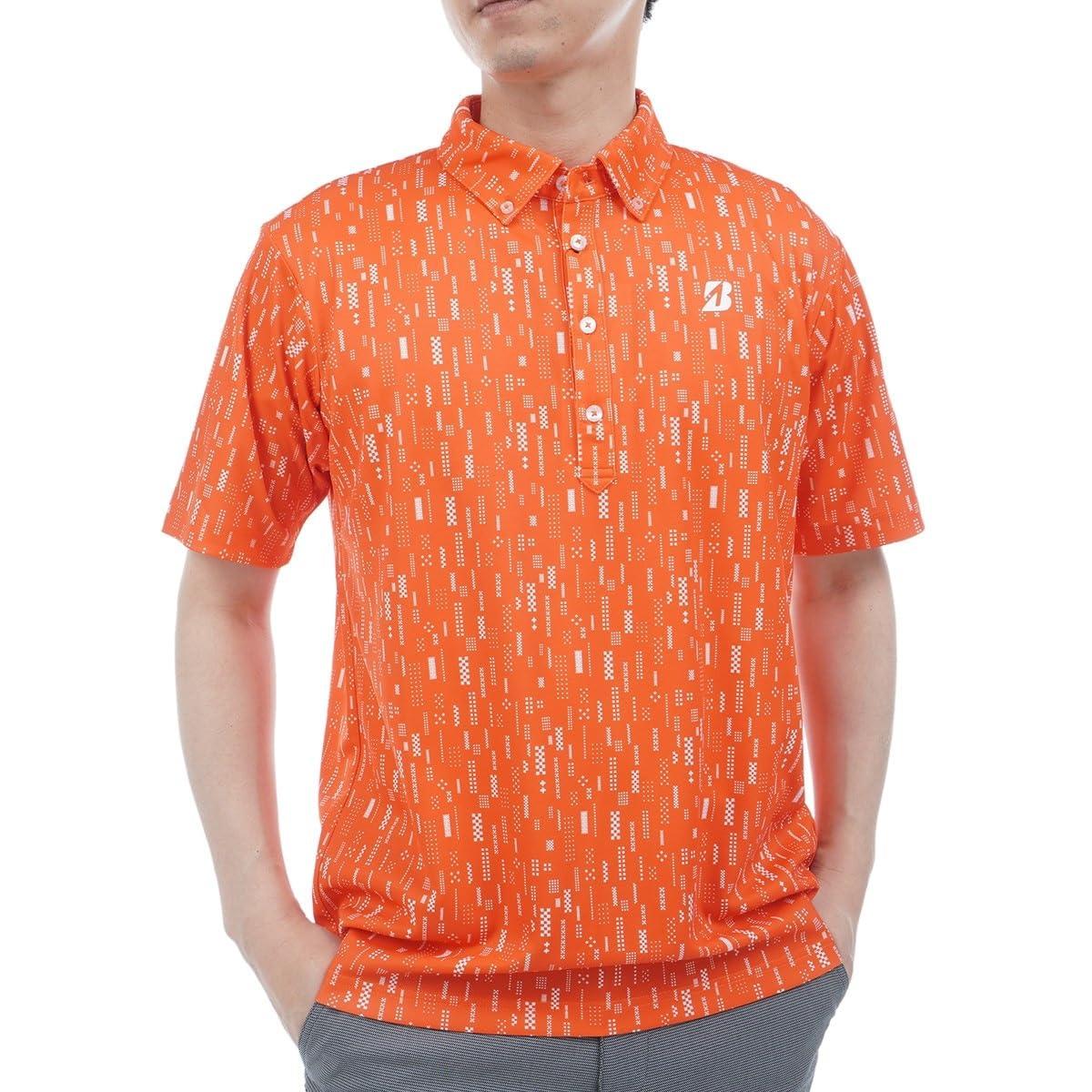 

Bridgestone Golf EGM07A Short Sleeve Button-Down Shirt