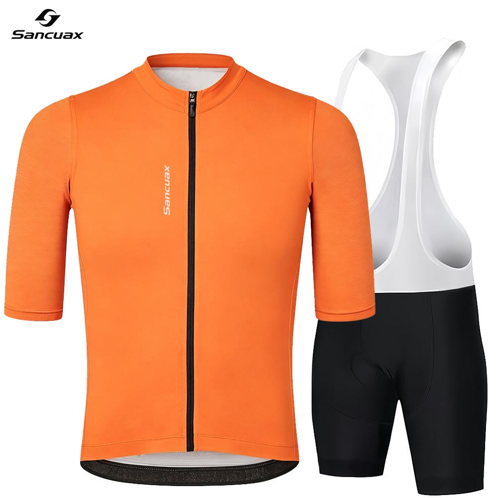 Men's Bicycle Short-Sleeved Shorts Suits Breathable Quick Dry Road Bike Clothing with Pockets 2026 Summer Breathable Cycling Suit Set