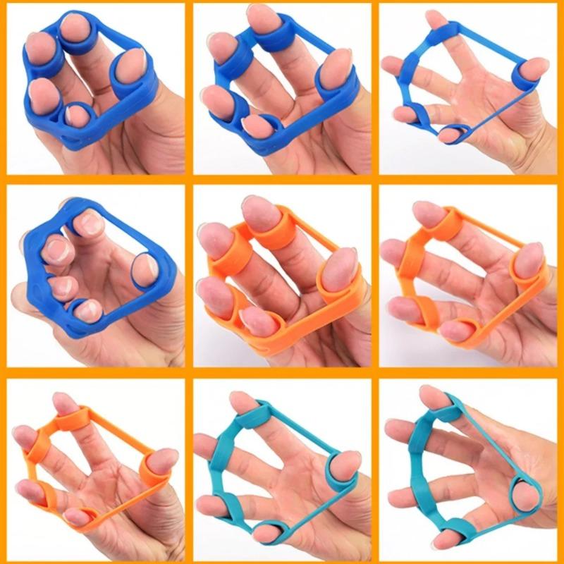 Silicon Finger Hand Joints Massager Rehabilitation Physiotherapy Relax Finger Massager Blood Circulation Massager Trainer Tool