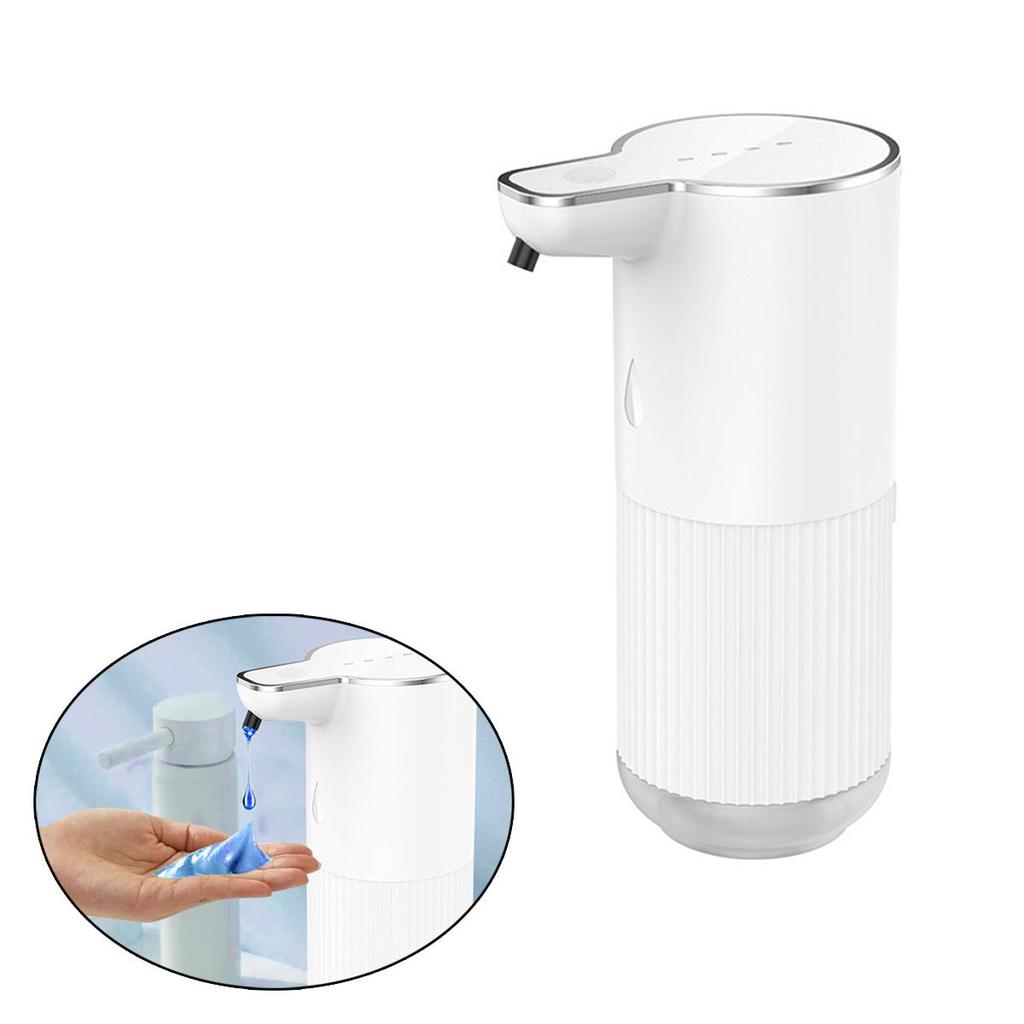 350ml Wall Mounted Electric Hand Soap Dispenser Automatic Sensor Soap Dispenser Touchless Hand Free Soap Dispenser for Bathroom Kitchen School Hotel