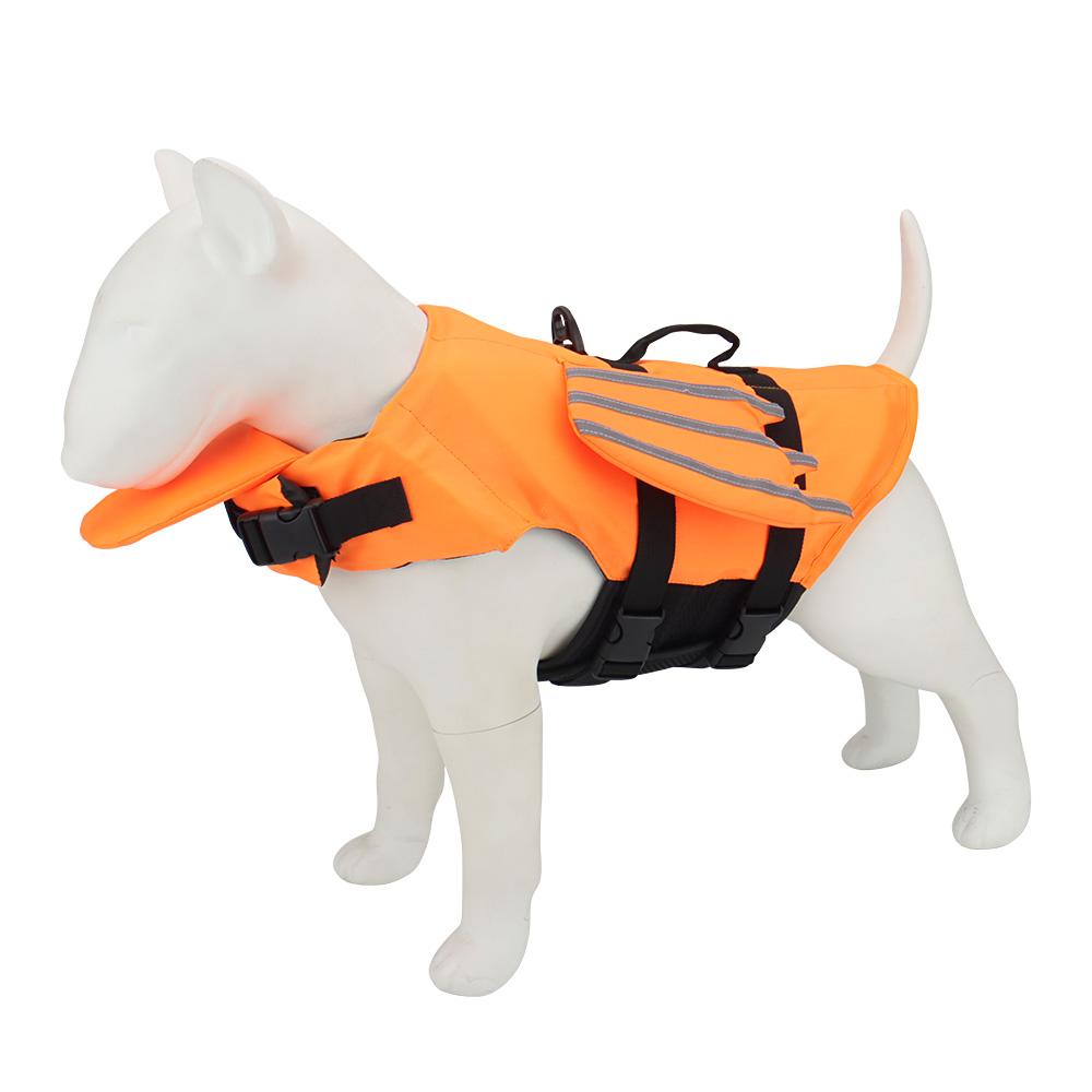 Reflective Wing Dog Life Jacket Pet Swim Vest with Handle for Small Medium Large Dog Swimwear Pet Clothes