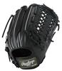 Rawlings HYPER TECH R2G GR5FHTN65 Baseball Throw Glove, Soft, All-Around, Black, 11.75 Inches, Left-Handed