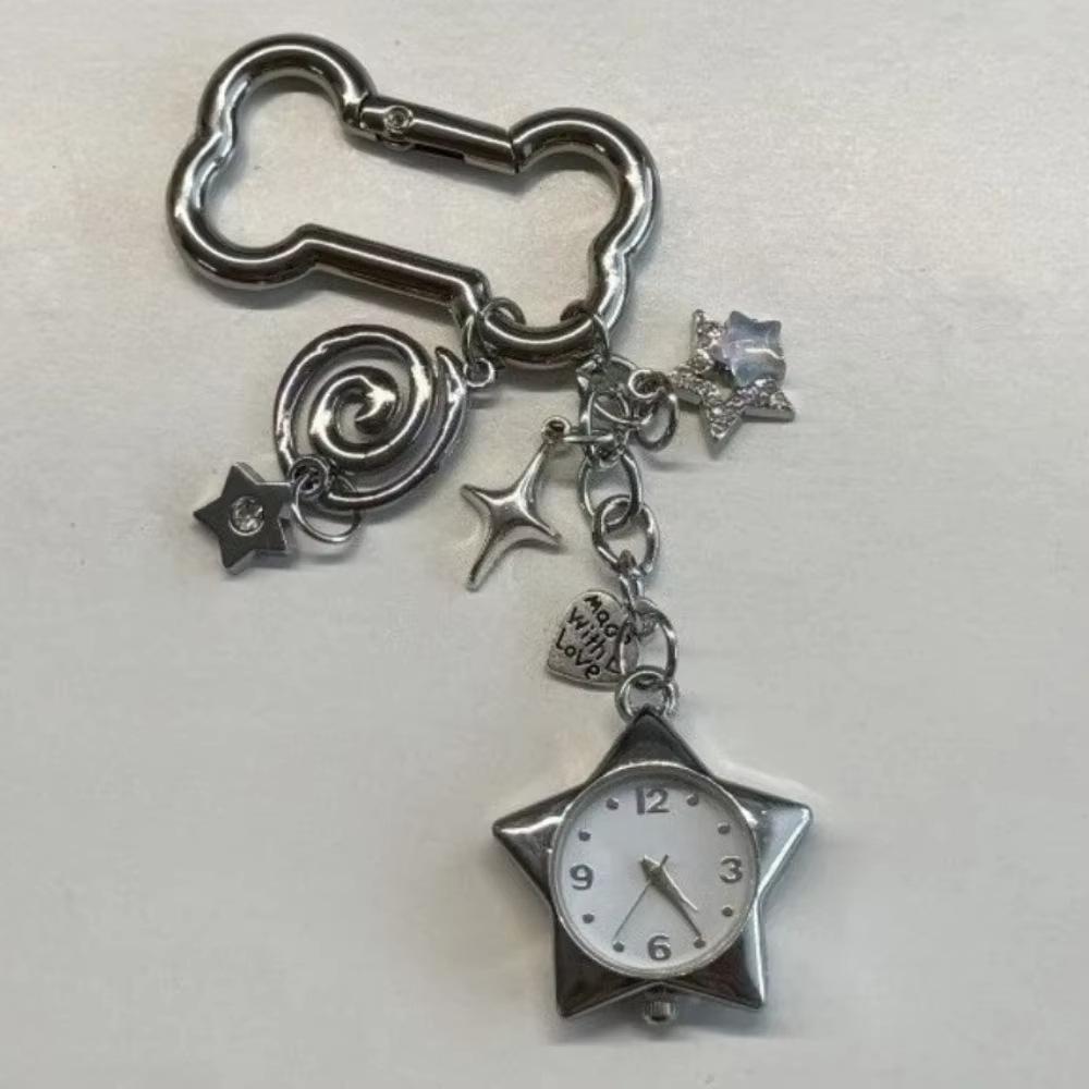 Stern Tasche Verstellbare Uhr Schlüsselanhänger Zinklegierung Japanische Anhänger Tasche Anhänger Original Design Kreativer Halsketten Anhänger Ac