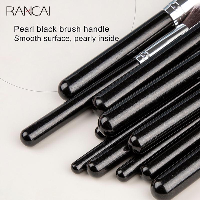 Professional 40Pcs Makeup Brushes Set Soft Synthetic Bristle Powder Blending Contour Eyebrow Eyeshadow Fan Foundation Brush