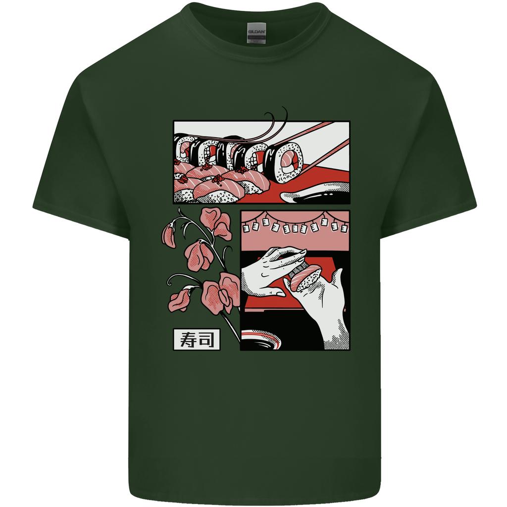 Sushi Unisexs Light Cotton TShirt