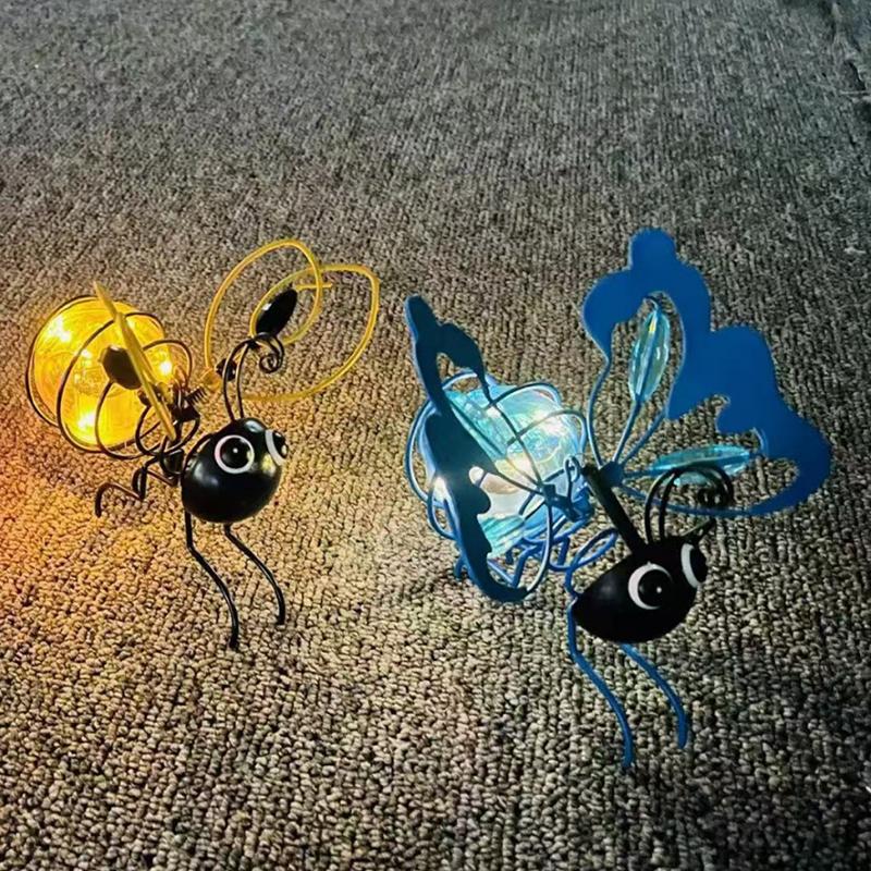 Solar Bee Lights Outdoor, Hanging Solar Bee Lights For Outside For Patio Yard Pathway Backyard Balcony Porch Housewarming Gifts