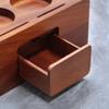 Wood Tamper Station Coffee Supplies Coffee Tool Holder Coffee Tamper Station Wood Material Gift for Coffee Enthusiasts