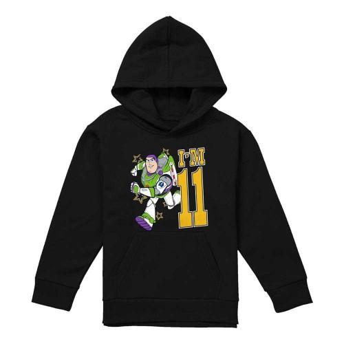 Toy Story Childrens/Kids IÂ´m 11 Buzz Lightyear Birthday Pullover Hoodie