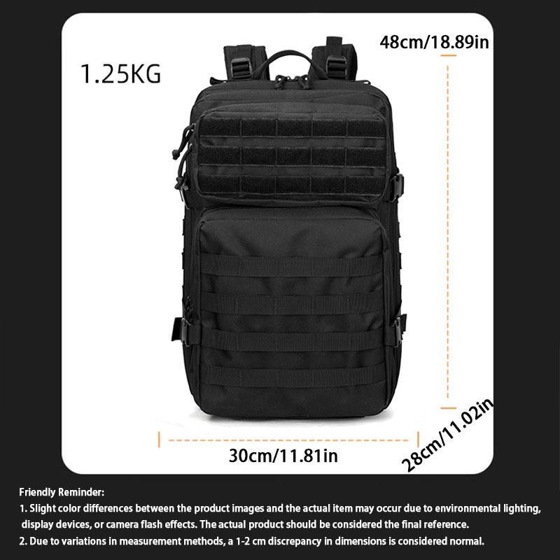 Large Capacity Outdoor Tactical Backpack With Multiple Compartments, Durable Men's Hiking Backpack, Oxford Men's Hiking Backpack