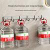 Punch-Free Space Aluminum Wall-Mounted Coat and Hat Hook Hanger for Bathroom