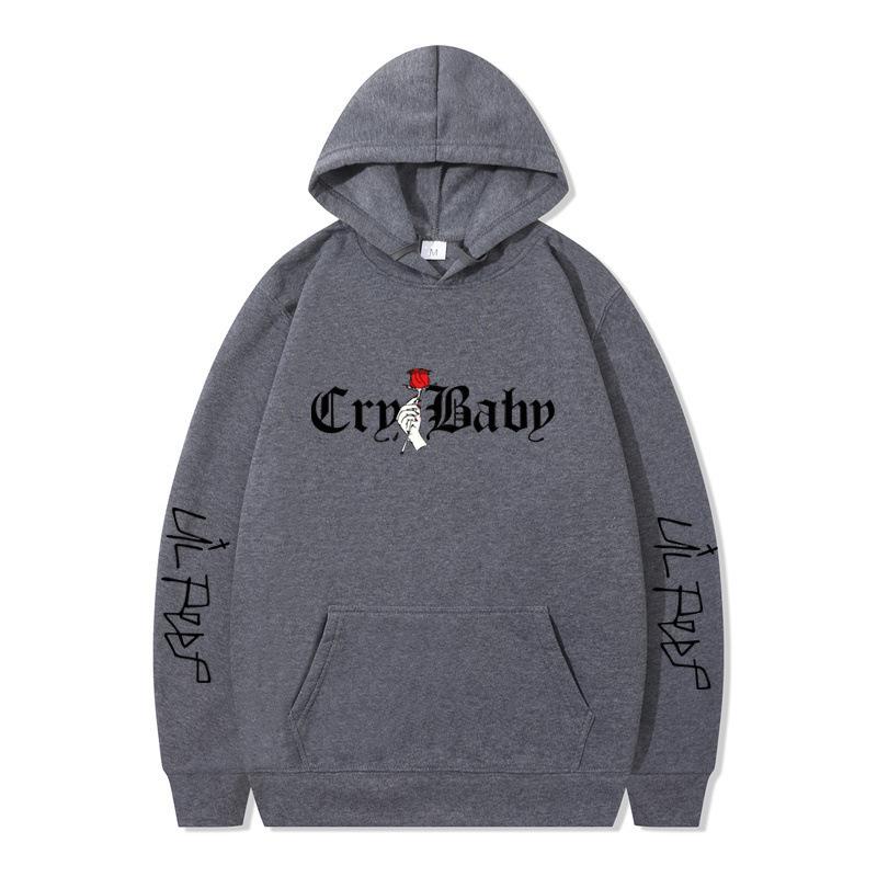 New product, American rap singer lil peep shirt men's and women's fleece hooded sweater