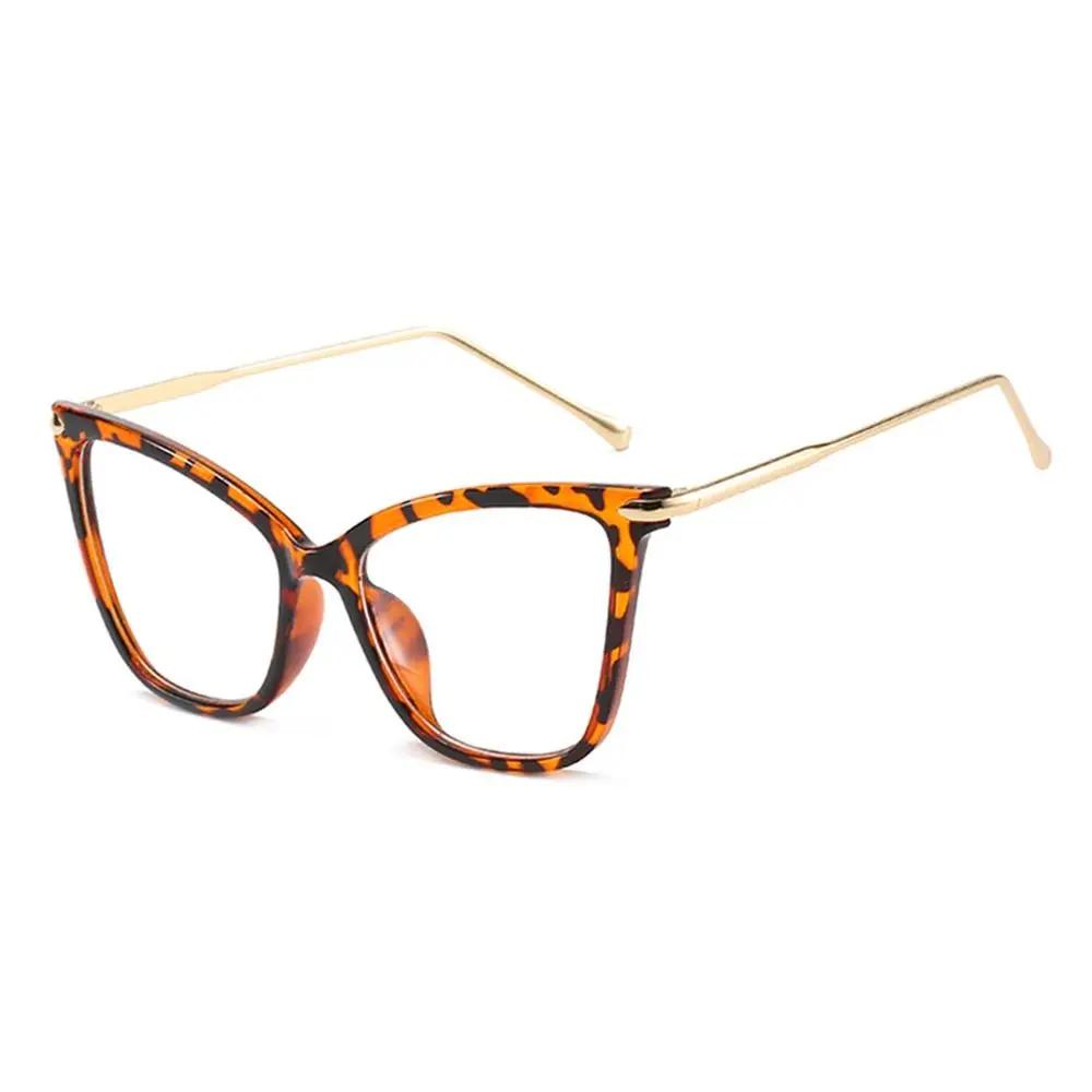 Anti-Blue Light Glasses Women Men Oversized Optical Frame Eye Protection Ultra Light Eyeglasses Office Computer Goggles