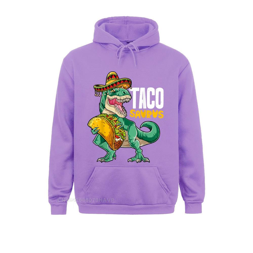 Tacosaurus Taco Cinco De Mayo Kids Boys Dinosaur T Rex Cute Fitness Tight Sweatshirts Long Sleeve Hoodies For Unisex Hoods Autumn